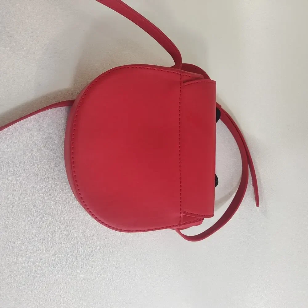 Disney Parks Minnie Mouse Red Bow Black‎ Adjustable Strap Handbag